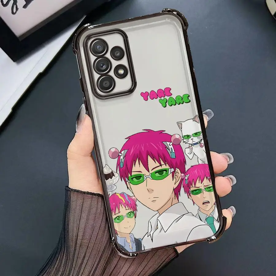 Lindo niño Saiki Kusuo funda suave para Samsung Galaxy A24 A25 A21s A35 A36 A16 A26 A15 A13 A33 A52 A17 - imagen 2