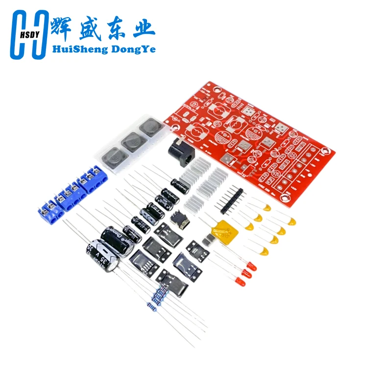 5 -24V a ±12V ±5V 3,3 V Mini USB fuente de alimentación Dual Boost módulo de una sola vuelta regulador lineal fuente de alimentación Kit de bricolaje - imagen 2