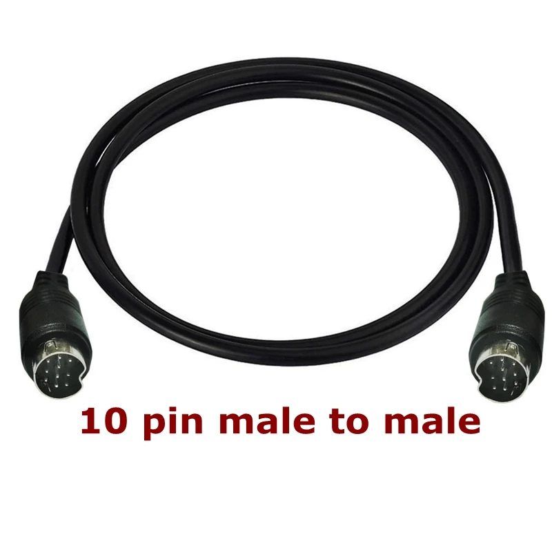 S-video Mini Cable de extensión de acoplamiento macho y hembra DIN10Pin para televisión, Monitor, proyector, Audio y video - imagen 2