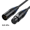 XLR 4Pin M-F Cable