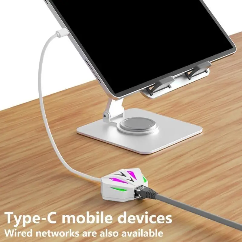 R53C USB/Tipo C para adaptador Ethernet Adaptador red LAN 100Mbps para PC portátil - imagen 2