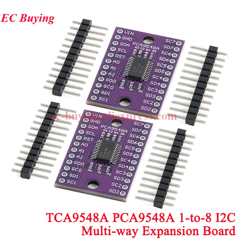10 uds/1 unidad TCA9548A PCA9548A 1 a 8 vías I2C IIC multiplexor ruptura módulo de desarrollo de placa de expansión de 8 canales para Arduino