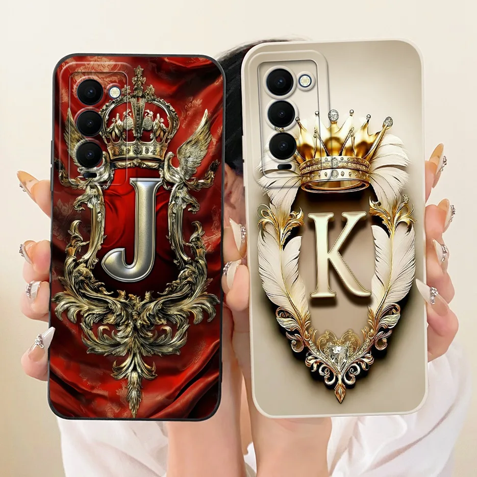 Para Tecno Camon 18 funda Camon 18i 18P Linda corona letras cubierta suave TPU funda de teléfono para Tecno Camon 18 Premier Camon18 P CH7 bolsas