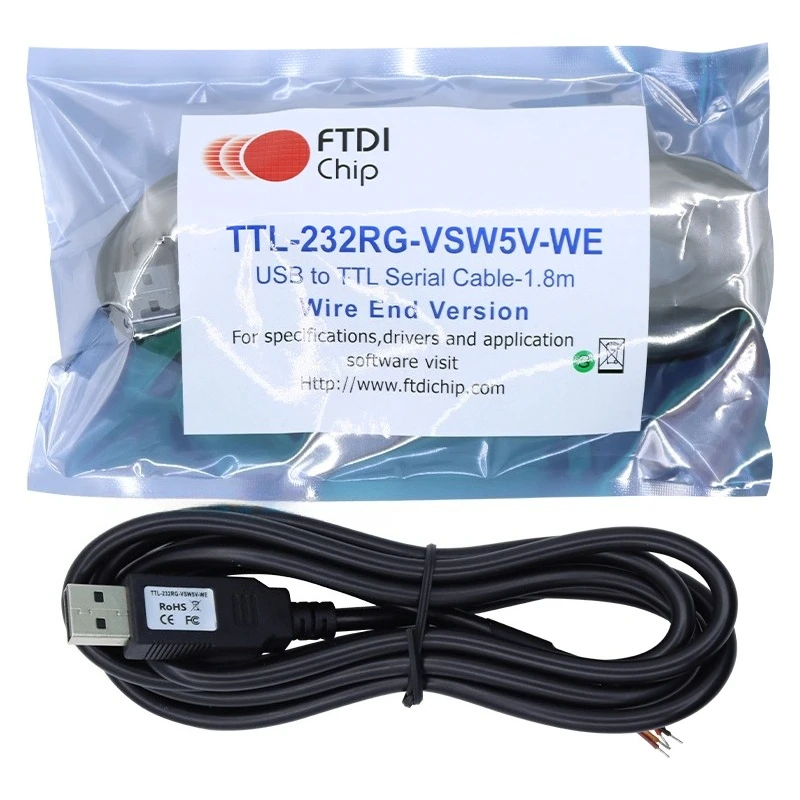 TTL-232RG-VREG3V3 TTL-232RG-VREG1V8 Convertidor de señal UART Regulador de voltaje 5V/3.3V/1.8V 450mA Salida Alta estabilidad confiable - imagen 2