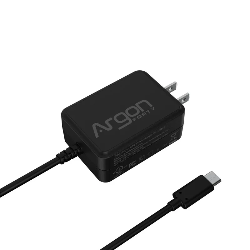 Raspberry Pi 4 Argon tipo C fuente de alimentación 18W 5V 3.5A EU US enchufe adaptador de corriente para Raspberry Pi 4 modelo B Argon One V2 M.2 caso - imagen 4