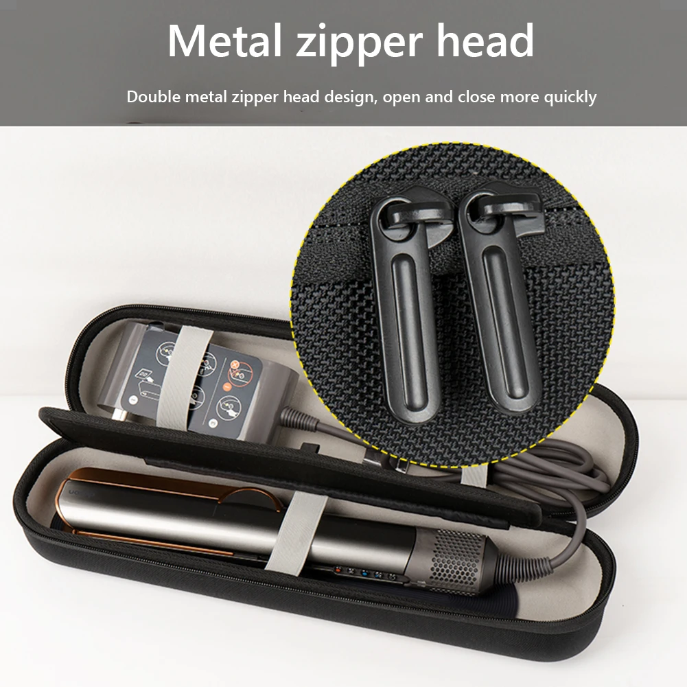 Estuche de transporte duro EVA para Dyson Airstrait HT01, bolsas de almacenamiento para alisador de pelo, caja de transporte portátil, accesorios para alisador - imagen 3