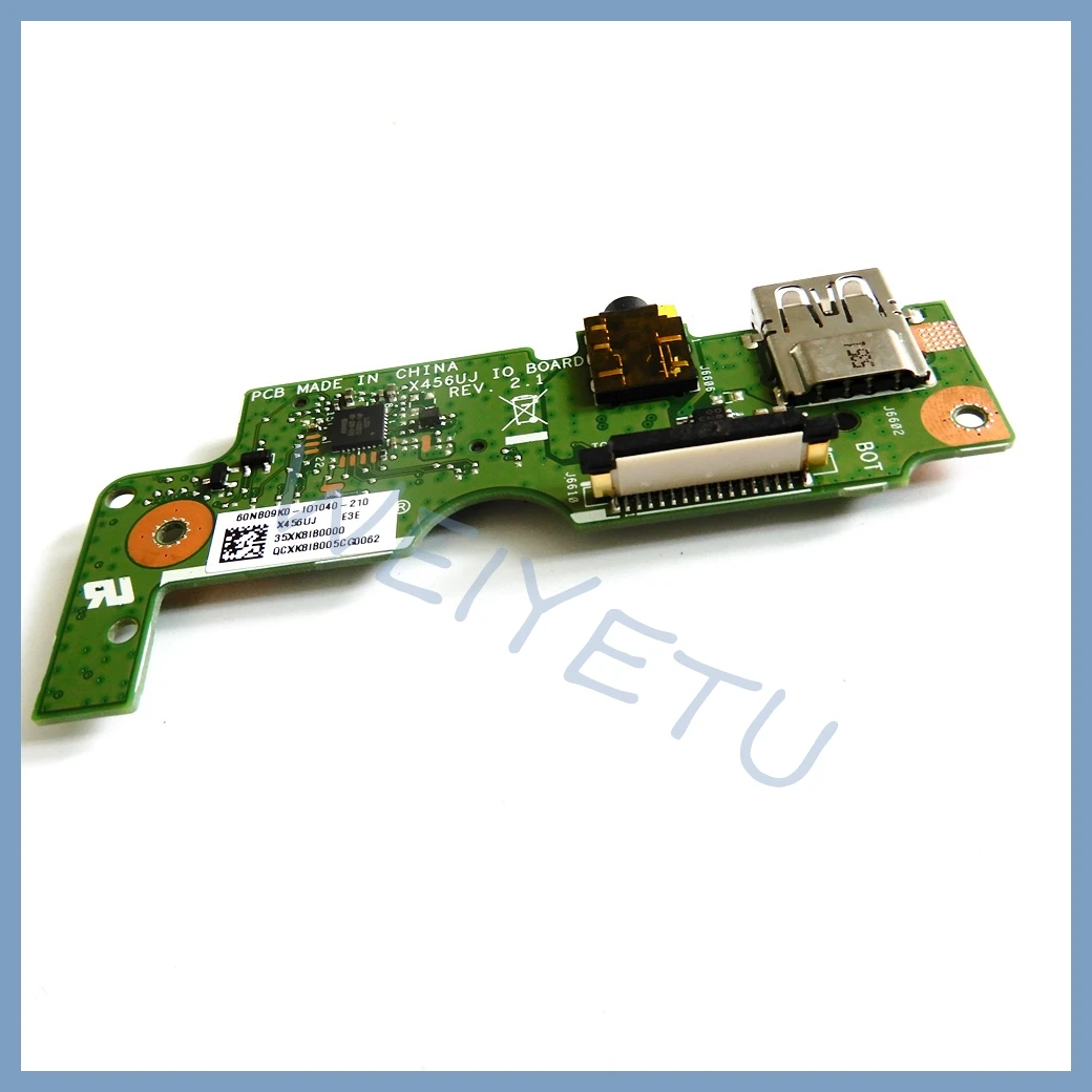 Placa X456UJ IO REV 2,1 para For Asus X456U X456UJ K456U A456U F456U R456U Laotop placa de AUDIO USB placa IO - imagen 2