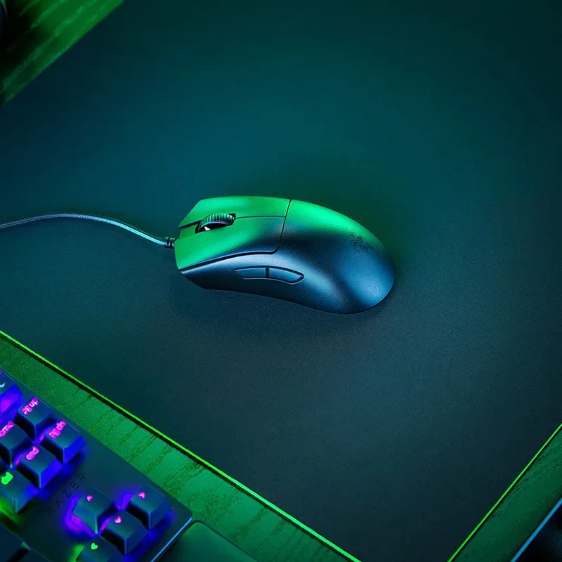 100% original Razer DeathAdder V3 con cable Gaming Esports Mouse 59g ultraligero forma ergonómica Focus Pro 30K Sensor óptico - imagen 2