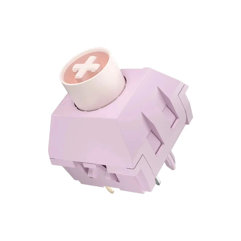 Kailh BOX-interruptor de teclado de helado de bayas de hielo, Pro, crema plateada rápida, POM completo, gatillo rápido, interruptor de teclado mecánico suave - imagen 4