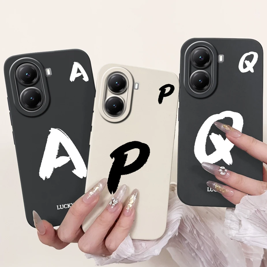 Para Xiaomi poco X7 Pro 5G funda bonita con letras de la suerte funda de teléfono a prueba de golpes para Xiaomi Poco X7 PocoX7 Pro X7Pro 5G Fundas suaves - imagen 2