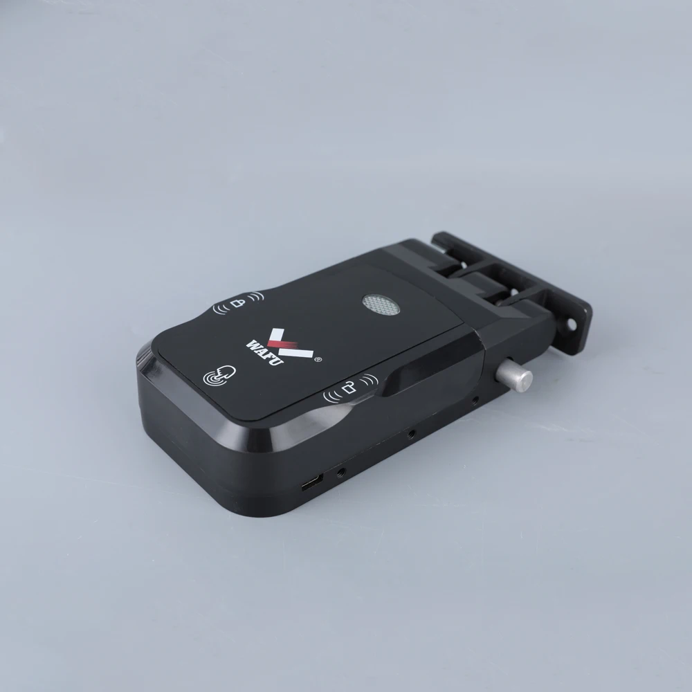 WAFU Tuya cerradura de puerta inteligente Control remoto electrónico Digital protección de seguridad soporte hogar inteligente cerradura de inducción Invisible - imagen 5