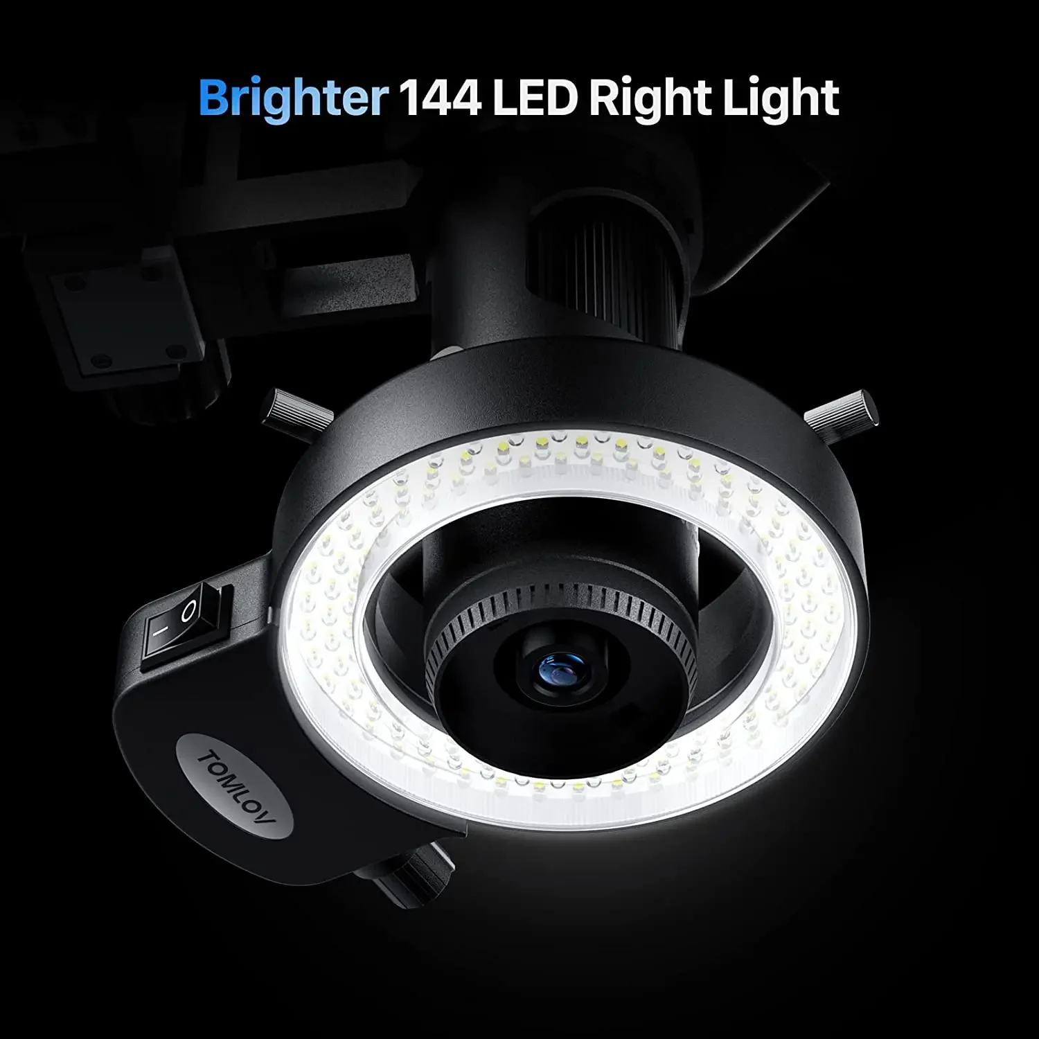 TOMLOV-Microscopio Digital DM602 Pro, dispositivo con HDMI, 2000X, 3 lentes, 10,1 pulgadas, IPS, LCD, para reparación de teléfonos, soldadura PCB, USB, vista de moneda - imagen 5