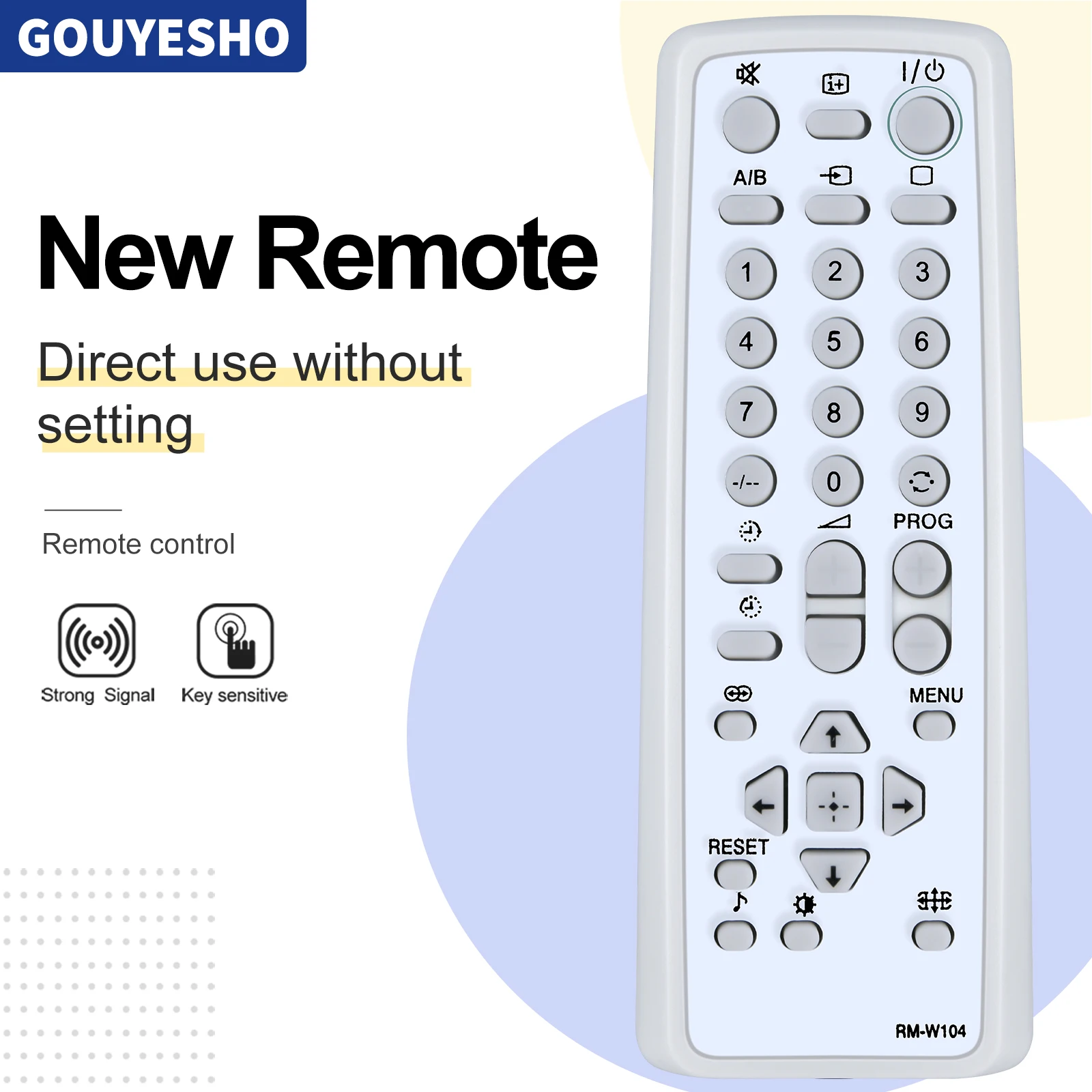 Mando a distancia para Sony FD, Trinitron, WEGA, TV, RM-W104, KV-XR29M83, nuevo, KV-XR34M50