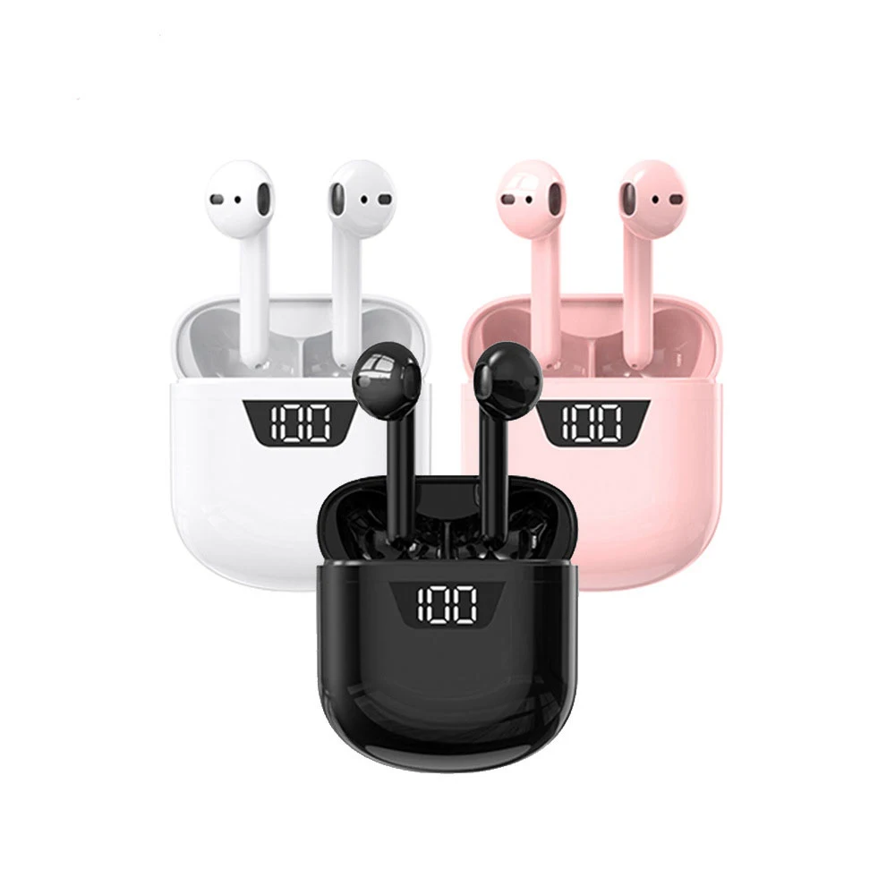 Auriculares inalámbricos B55 TWS con Bluetooth 5,0, dispositivo de audio estéreo inteligente con cancelación de ruido, IPX7, resistente al agua, con pantalla LED, J55