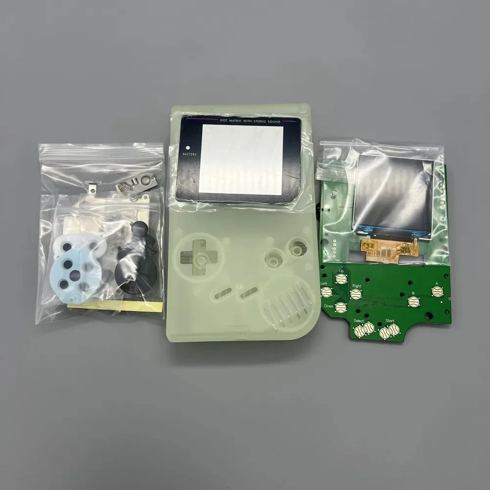 Pantalla LCD y carcasa de alto brillo de tamaño original de 2,45 pulgadas para Gameboy GB DMG LCD. Instalación sencilla. No es necesario cortar la carcasa - imagen 3