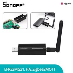 SONOFF ZBDongle-E USB Dongle Plus Zigbee 3,0 analizador de puerta de enlace Zigbee inalámbrico compatible con interfaz USB OpenHab Zigbee2MQTT