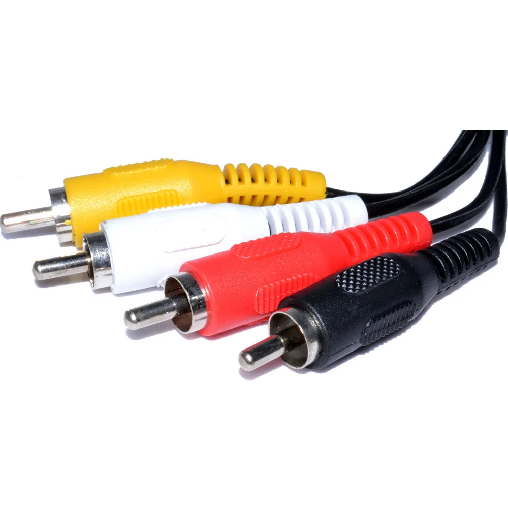 Cable MIDI DIN macho de 5 pines a 4 RCA macho hembra Cable de Audio para sistemas estéreo Naim Quad enchufe macho DIN de 5 pines más nuevo 0,5 m 1,5 m - imagen 4