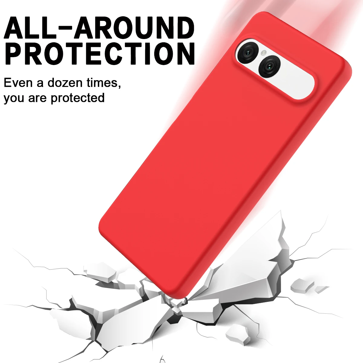 Funda de silicona para Sony Xperia 10VII, funda suave ultrafina anticaída con sensación de piel para Sony Xperia 10 VII, parachoques a prueba de golpes - imagen 5