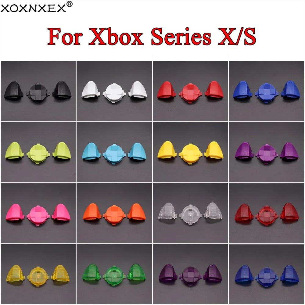 1 Juego de palancas para controlador Xbox Series X /S LT RT, tapa de palanca de mando con botones cruzados Dpad d-pad de repuesto