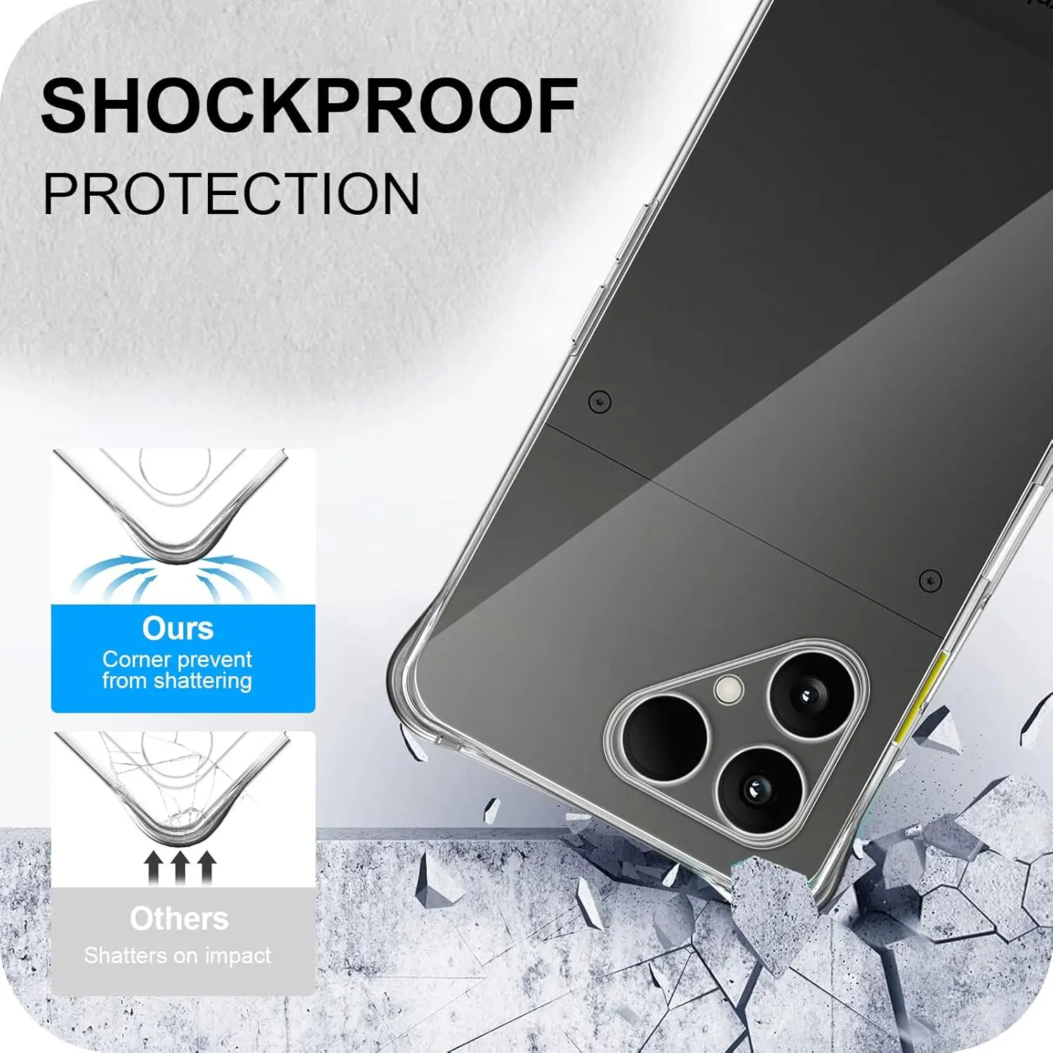 Vidrio 3 en 1 + cubierta de silicona para Fairphone 6 Carcasa de silicona para Fairphone 6 Protector de pantalla de vidrio templado - imagen 5