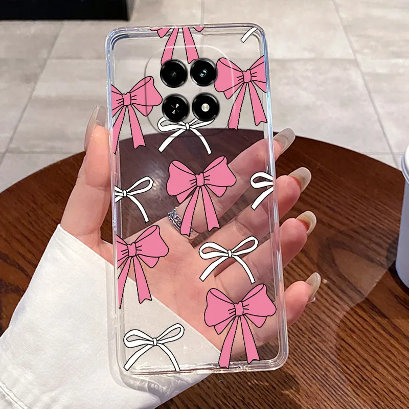 Para Realme V60 V60s funda transparente de lujo lindo conejo de amor divertido TPU funda de teléfono de silicona suave para Realme V60s/V60 5G contraportada - imagen 4