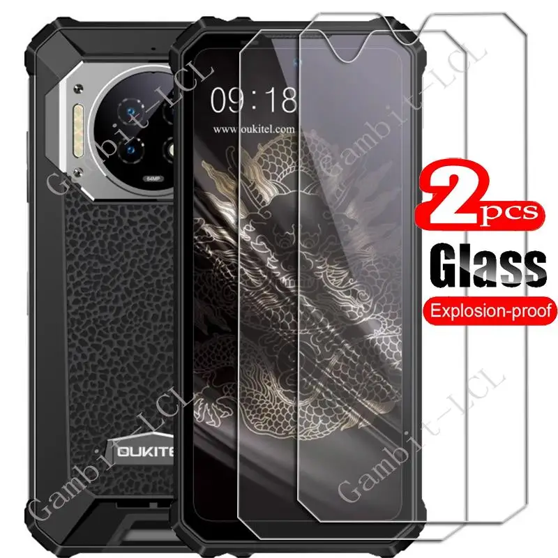 Para Oukitel WP19 Protector de vidrio templado en OukitelWP19 WP 19 6,78 pulgadas Protector de pantalla película de cubierta de teléfono inteligente