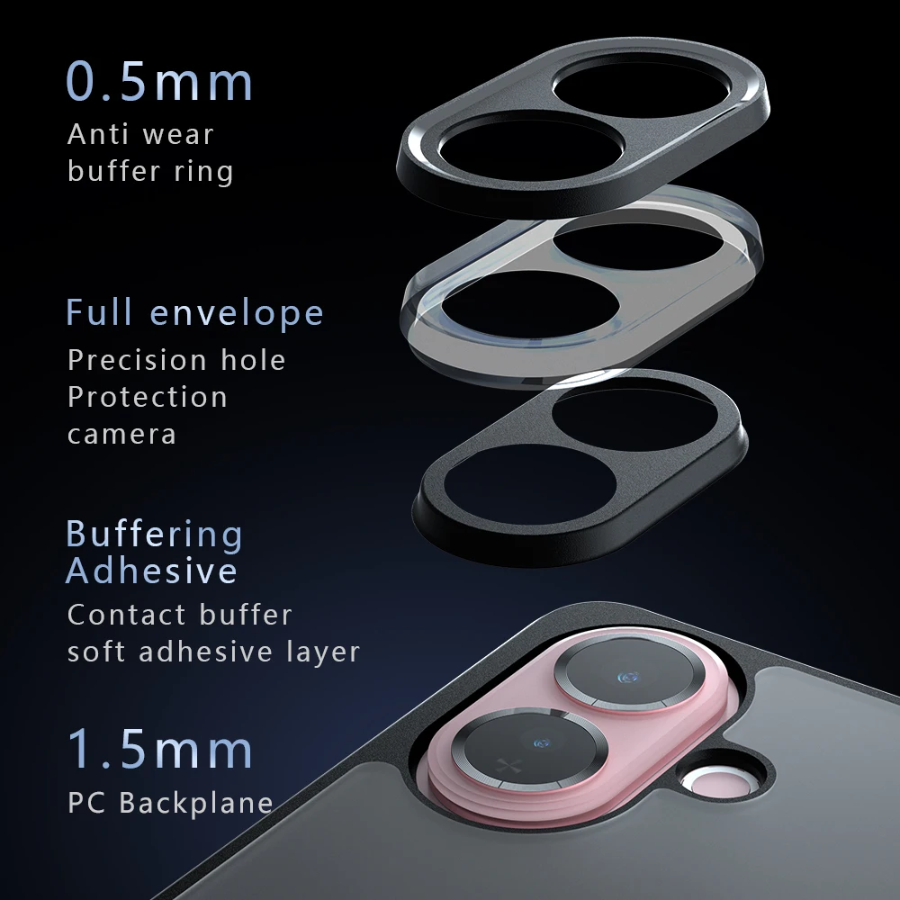 Funda mate para VIVO V60 Lite, a prueba de golpes, piel esmerilada, sensación mate, PC, TPU, cubierta transparente para VIVO V60 Lite, Capa de parachoques - imagen 5