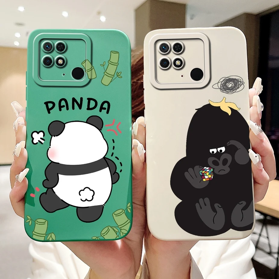 Funda de dibujos animados para Xiaomi Redmi 10C, carcasa protectora completa para cámara, suave, 6,71 pulgadas - imagen 3