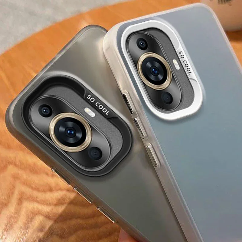 Para Huawei nova 12s funda Huawei nova 12s funda de teléfono NOVA12S fundas FOA-LX9 funda mate de piel Aurora metálica de lujo - imagen 2