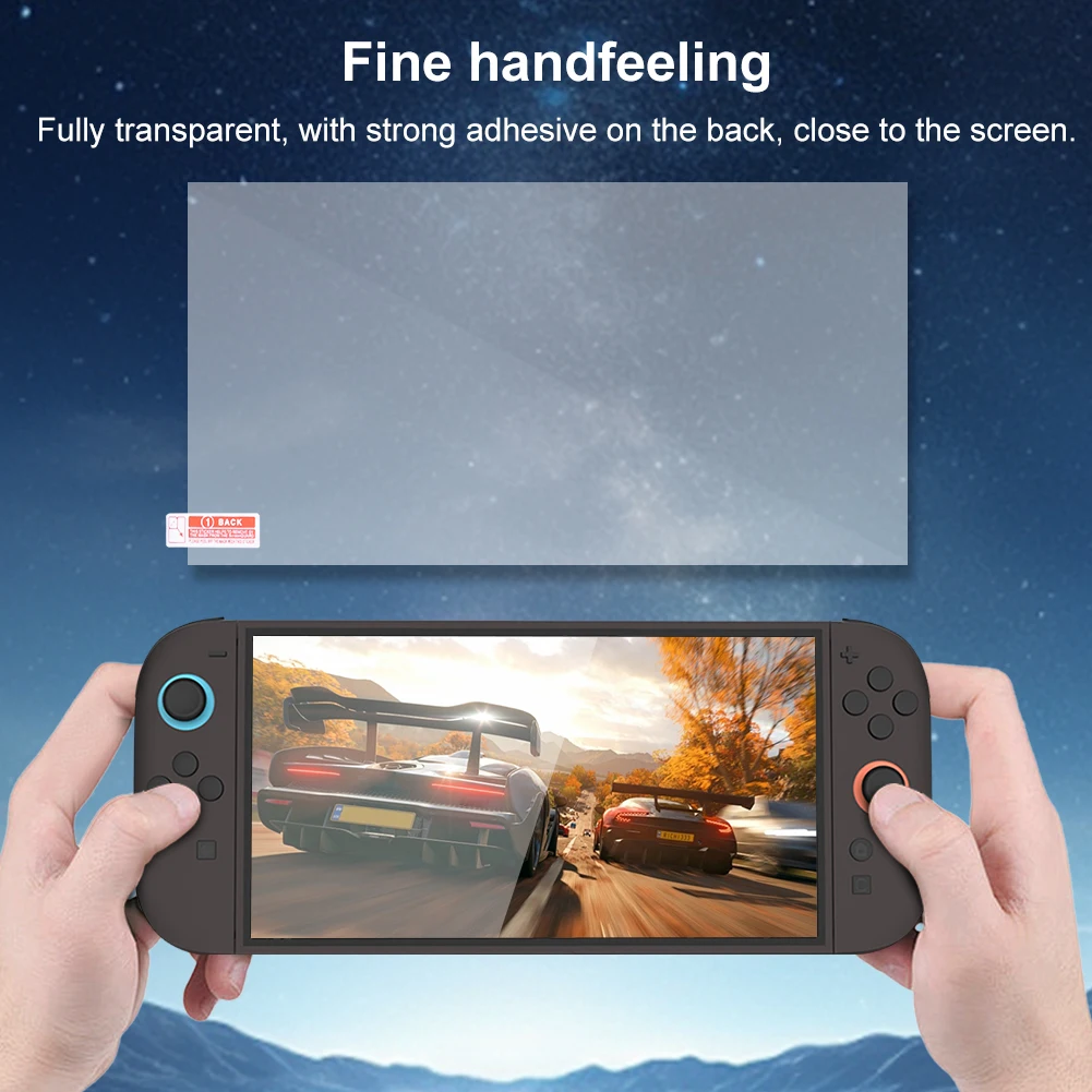 Para Nintendo para Switch 2 películas protectoras de pantalla de vidrio templado película protectora de pantalla de consola de juegos ultrafina accesorios de juego - imagen 3