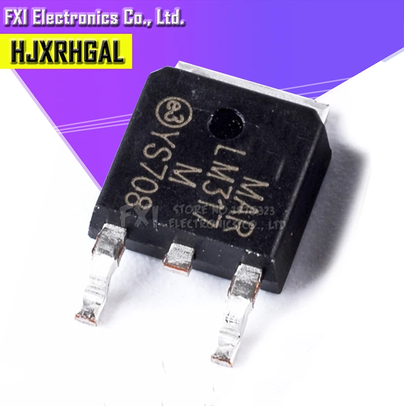 Regulador de voltaje IC, nuevo y original, LM317M, LM317, TO252, SOT, LM317MDT, SMD, 10 Uds.