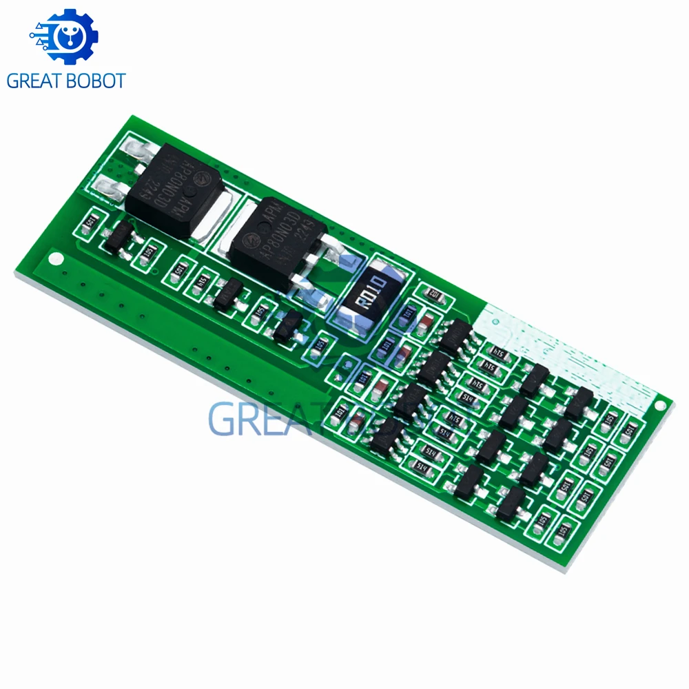 Placa de protección del cargador de batería de iones de litio de polímero BS 4S 8A, ideal para 4 baterías de iones de litio de 3,7 V series, módulo de protección de carga BMS - imagen 2
