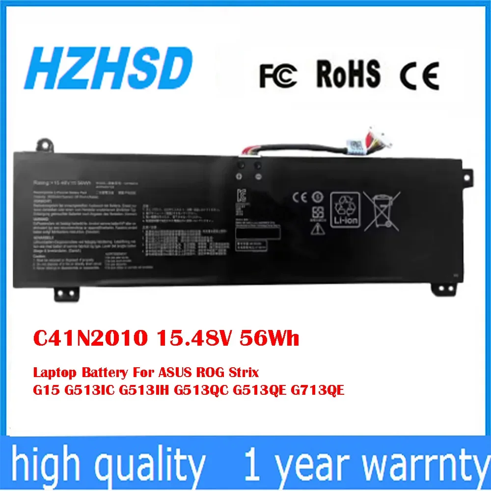 C41N2010 15,48 V 56Wh batería del ordenador portátil para ASUS ROG Strix G15 G513IC G513IH G513QC G513QE G713QE