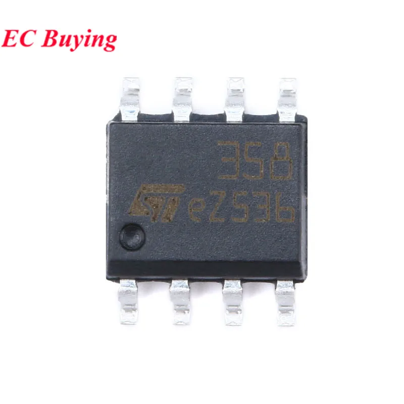 10 uds/5 uds LM358 LM358D LM358DT SOIC-8 358 LM358DR Chip amplificador operacional Dual de baja potencia IC - imagen 3