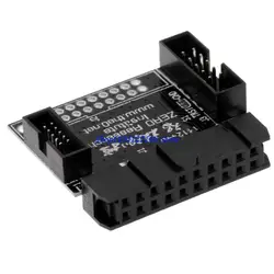 Adaptador JTAG SWD de 20 a 10 Pines – Placa P9FA para Depuración