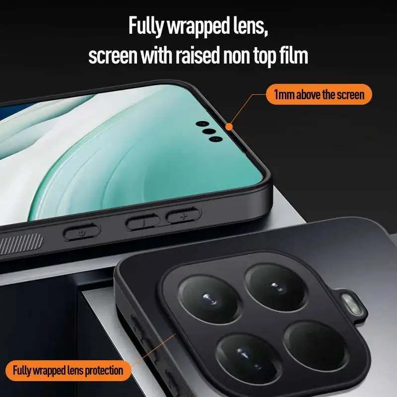 Para Xiaomi 15T pro Funda moda AG mate silicona agradable a la piel TPU Funda para xiaomi 14T 17 15T pro Funda de parachoques a prueba de golpes - imagen 5