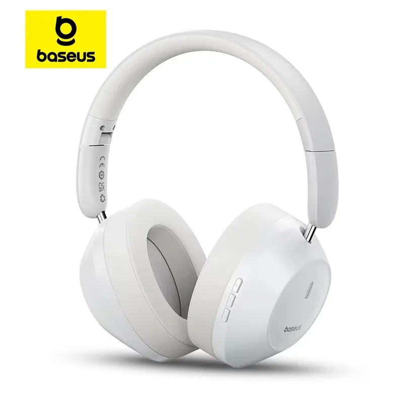 Baseus Bass 30 Max auriculares inalámbricos Bluetooth 5,3 40mm mejora de graves auriculares plegables sobre la oreja 50H tiempo de reproducción auriculares para juegos - imagen 2