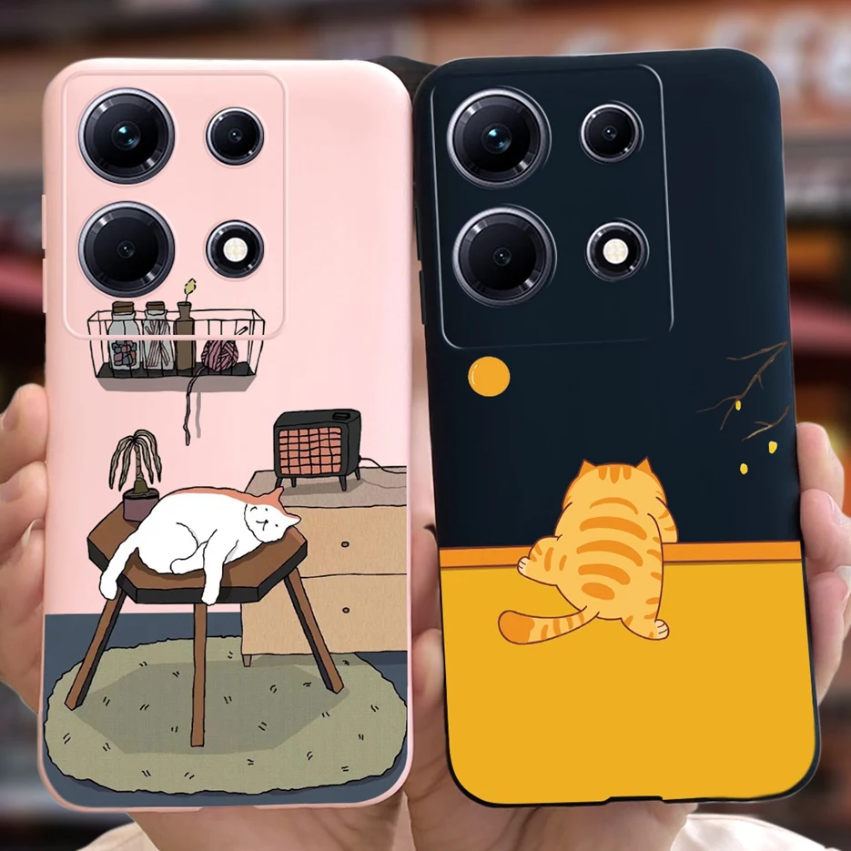 Para Infinix Note 30i funda X6716 lindas astronautas funda de dibujos animados funda de teléfono de silicona suave para Infinix Note 30 Pro Note30 VIP parachoques - imagen 3