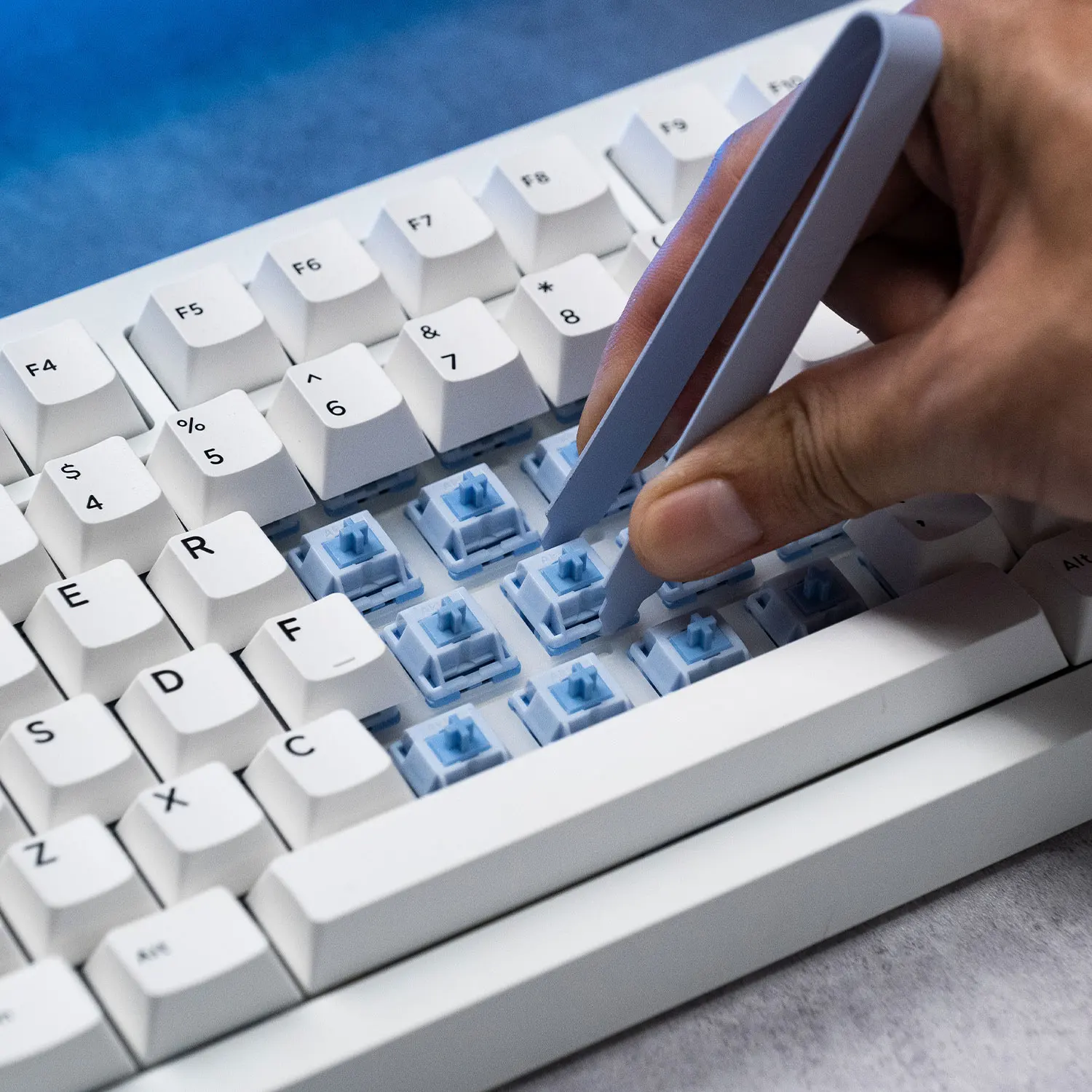 Akko MonsGeek-Teclado mecánico M1 V5, desmontaje rápido, montaje de junta 75%, RGB, 5 pines, intercambiable en caliente, teclado personalizado de aluminio - imagen 5