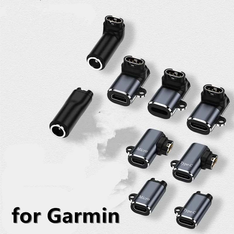 Adaptador de cargador USB-C para reloj Garmin, adaptador de Cable de carga USBC Garmin para Fenix 7 7S 7X 6 Pro Solar, Forerunner 965 955 265 - imagen 2