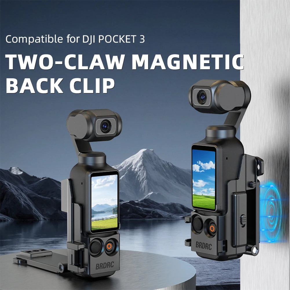 Soporte magnético con Clip ajustable, soporte magnético antideslizante para accesorios de cámara DJI Pocket 3 - imagen 3