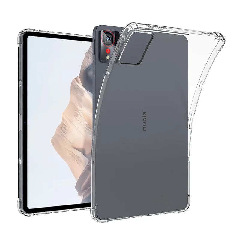 Funda transparente de TPU para tableta ZTE Nubia Tablet Pro, funda protectora de silicona con Airbag de 10,9 pulgadas, 2025 2024