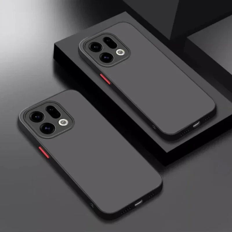 Para OPPO Find X9 Pro sensación de piel a prueba de golpes funda de teléfono para OPPO Find X 9 FindX9pro suave TPU parachoques transparente duro PC contraportada - imagen 3