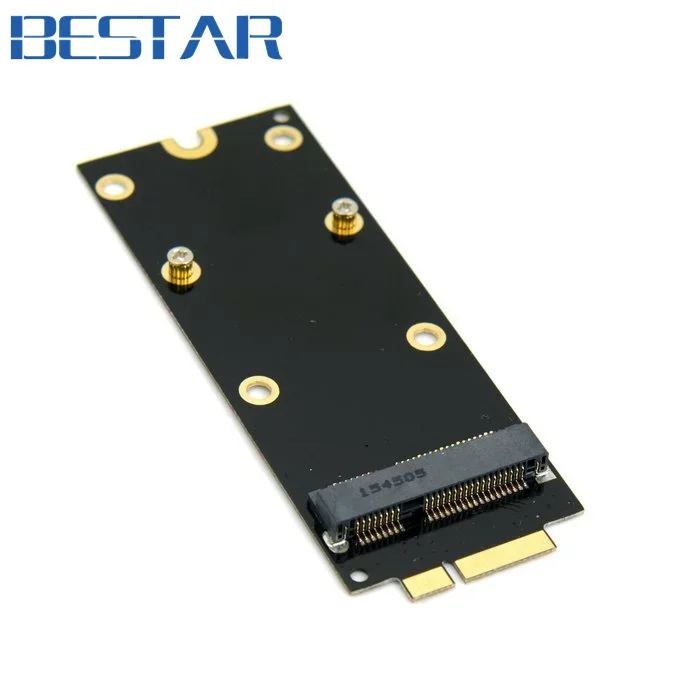 Tarjeta adaptadora de conector convertidor MSATA SSD a 17 + 7 pines para Macbook Pro Retina IMac A1425 A1398 MC975 MC976 ME662 ME664 2012 - imagen 2