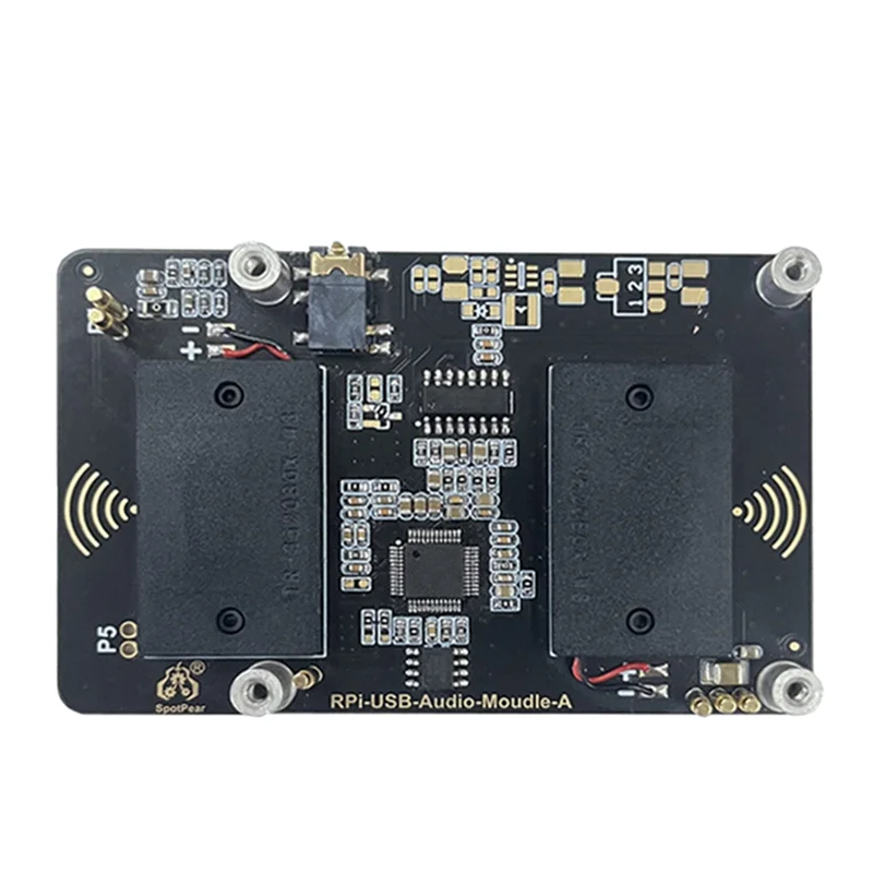 Módulo de tarjeta de sonido de Audio USB, sombrero para Raspberry Pi 4B con conector para auriculares, altavoz zumbador para piezas de accesorios Rpi 4B