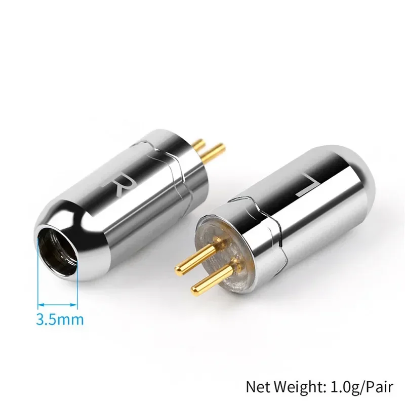 Adaptador de clavija para auriculares, conector de Audio de 0,78mm, ID para JH11, JH16Pro, W4R, color negro claro - imagen 4