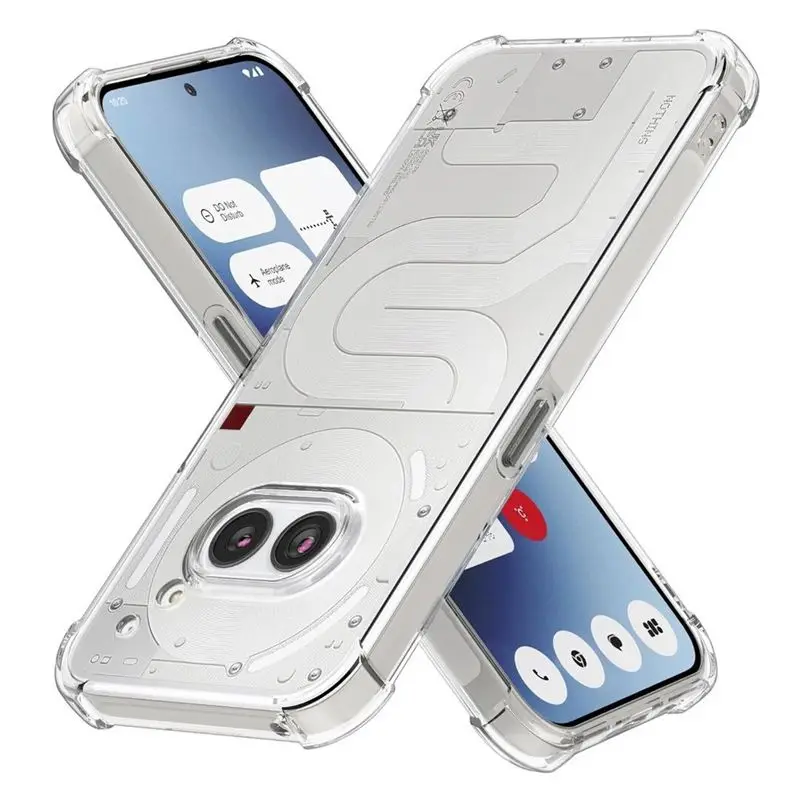 Funda transparente de TPU para Nothing Phone 2a Plus Nothing Phone 3A Pro, funda protectora de cuatro esquinas a prueba de golpes, Fundas - imagen 2