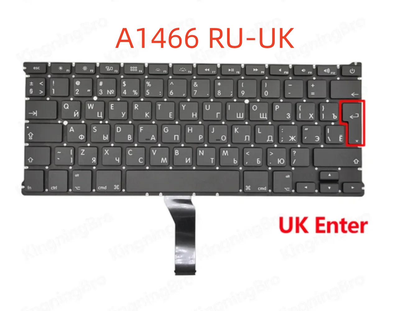 Nuevo teclado de repuesto para Macbook Air 13 "A1369 A1466 teclado 2011 2012 2013 2014 2015 2017 años - imagen 5