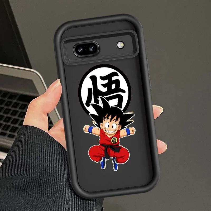 D-Dragon Ball dibujos animados Goku para Google Pixel 9 8 7 8A 7A Pro XL Eye Ladder funda de teléfono - imagen 3