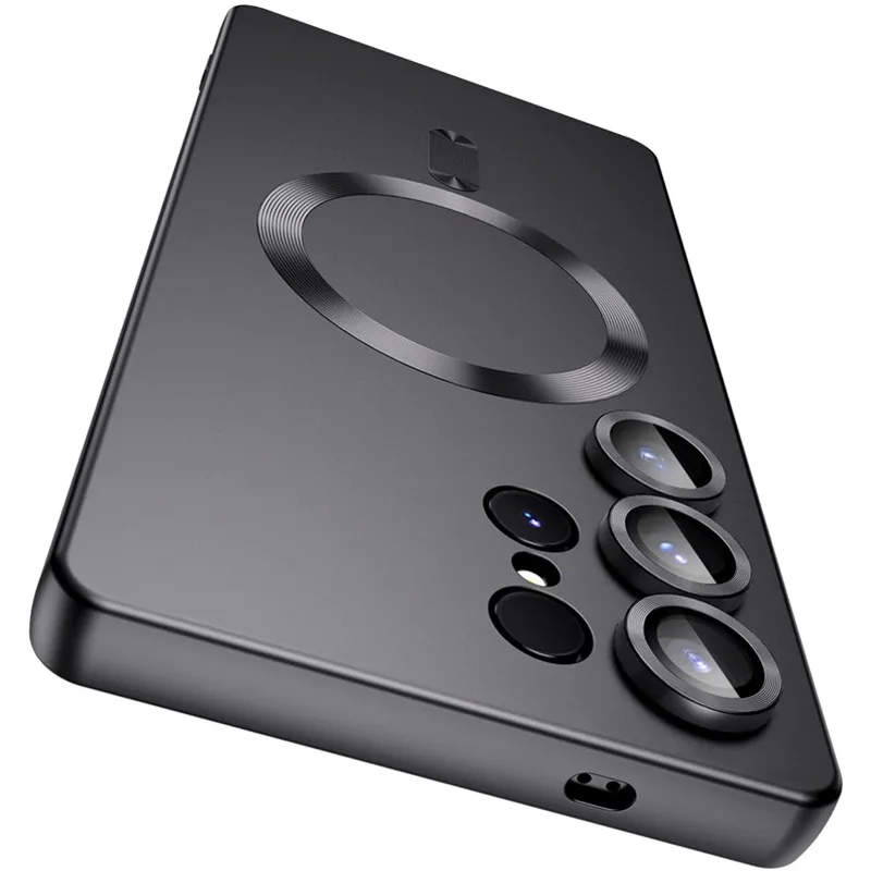 Funda magnética delgada y suave de TPU a prueba de golpes para Magsafe Samsung Galaxy S25 S24 S22 Ultra S21 Plus S23 Fe S25Ultra S25 + Mac funda segura